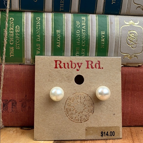Ruby Rd. Jewelry - Ruby Rd. Faux pearl studded earrings Ruby Rd. Jewelry - Ruby Rd. Faux pearl studded earrings